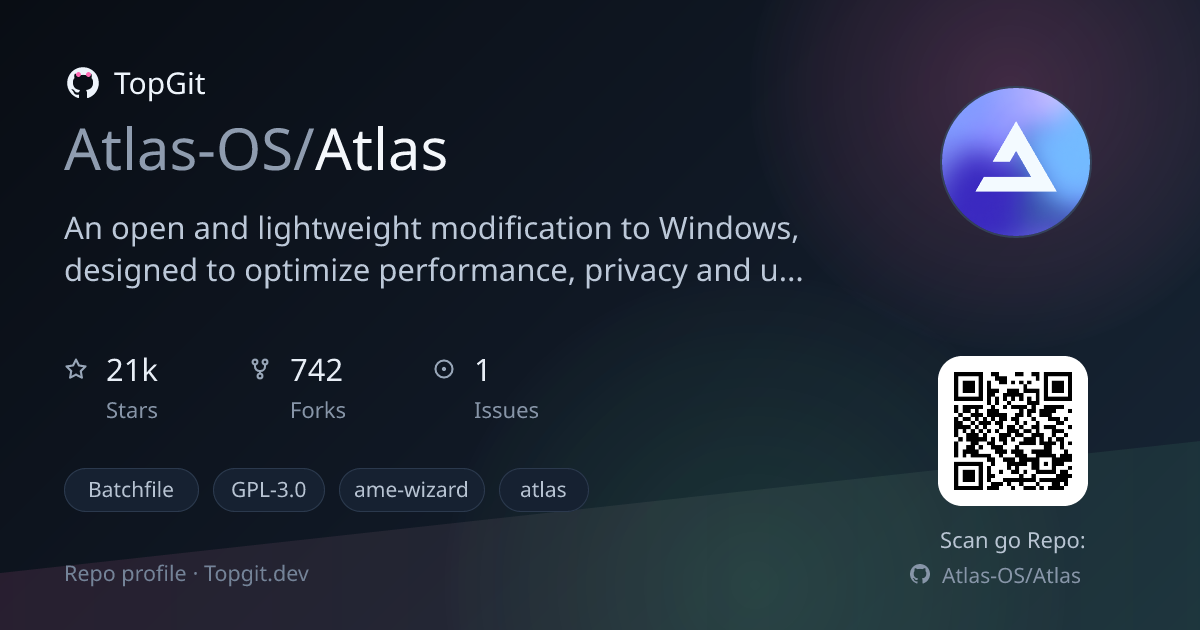 TopGit repo profile image for Atlas-OS/Atlas