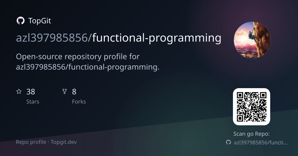 TopGit repo profile image for azl397985856/functional-programming