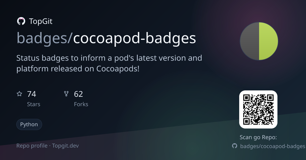 TopGit repo profile image for badges/cocoapod-badges