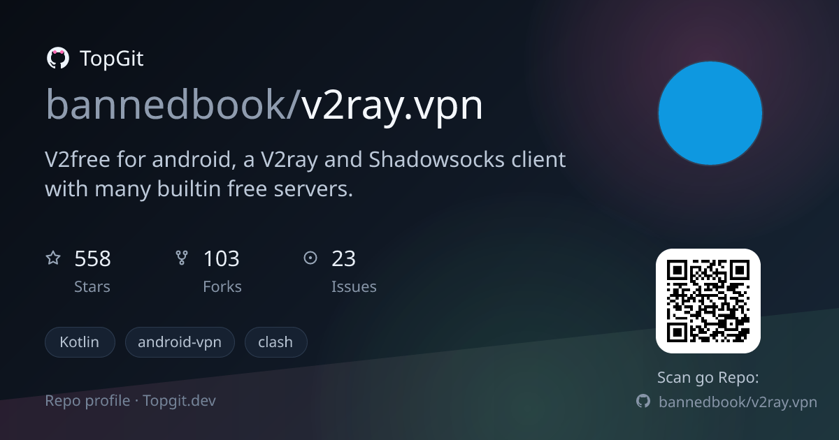 TopGit repo profile image for bannedbook/v2ray.vpn