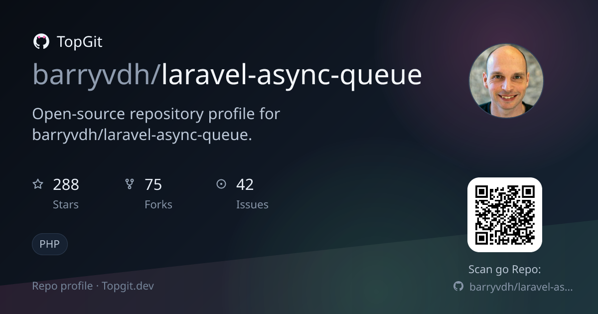 TopGit repo profile image for barryvdh/laravel-async-queue