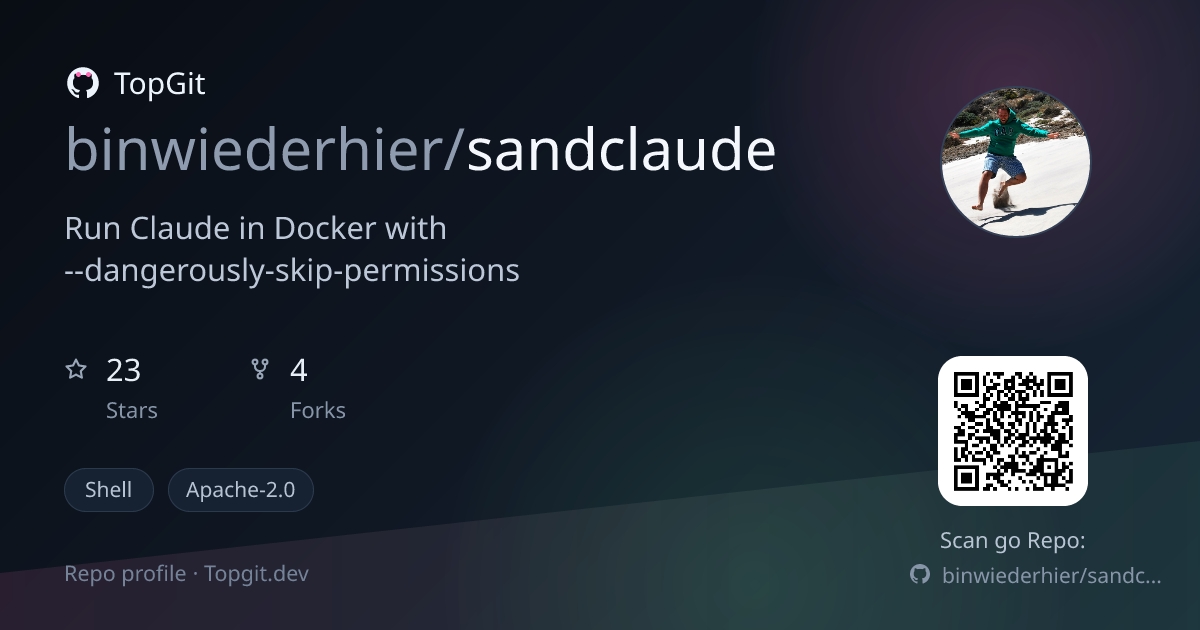 TopGit repo profile image for binwiederhier/sandclaude