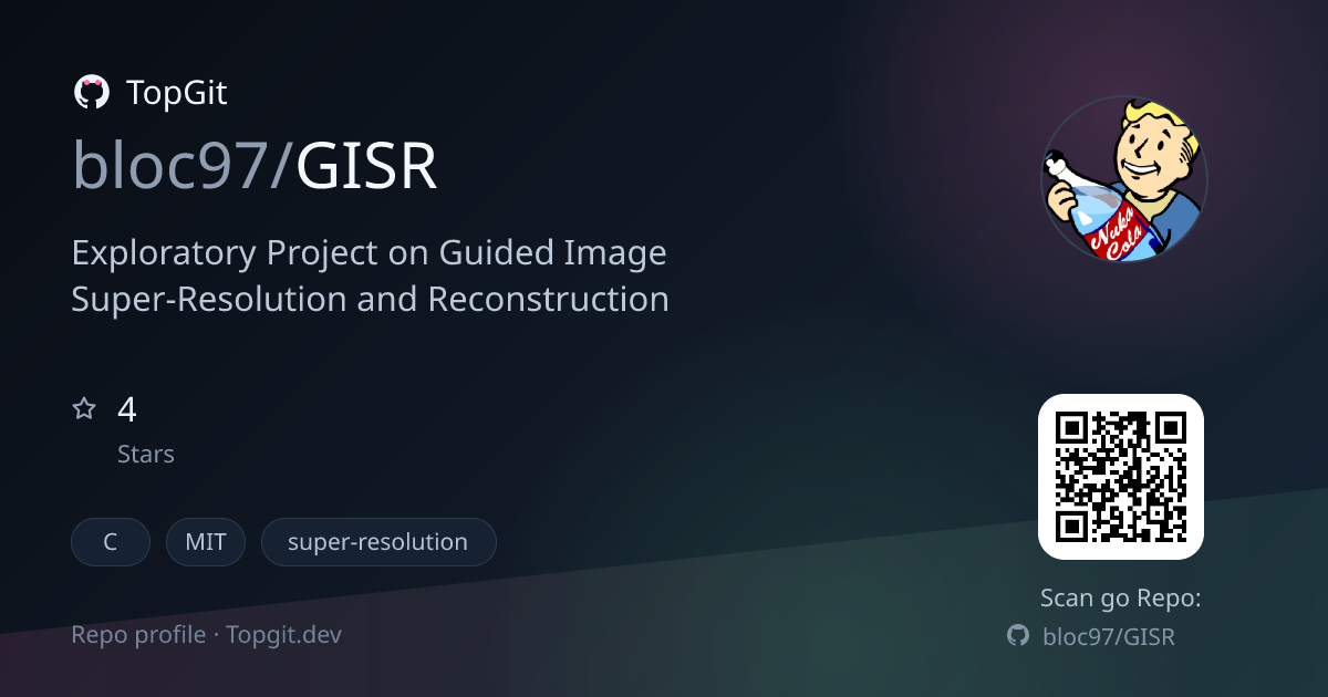 TopGit repo profile image for bloc97/GISR
