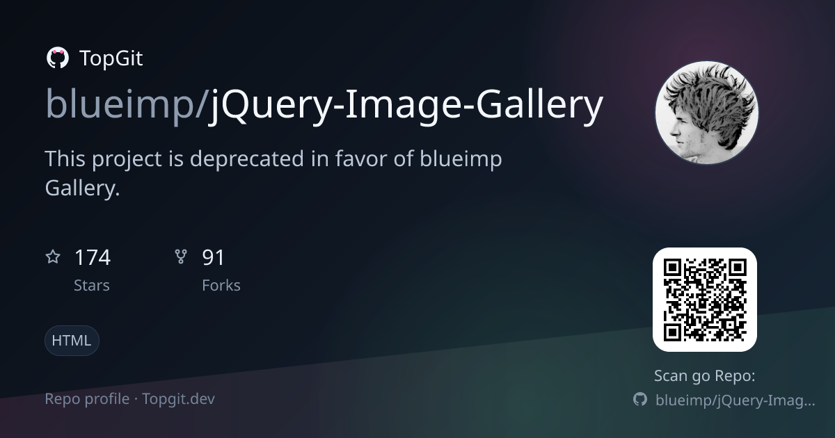 TopGit repo profile image for blueimp/jQuery-Image-Gallery