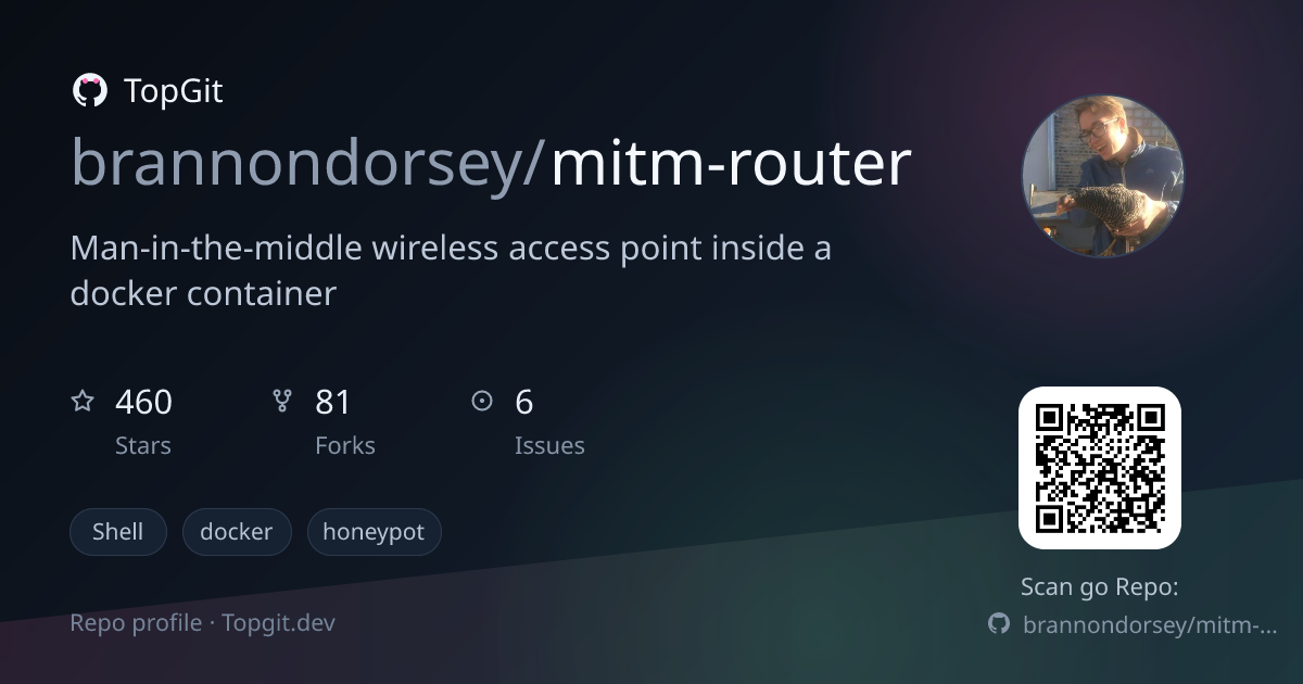 TopGit repo profile image for brannondorsey/mitm-router