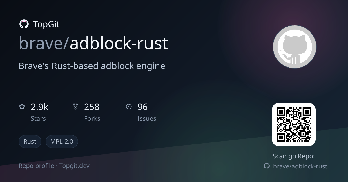 TopGit repo profile image for brave/adblock-rust
