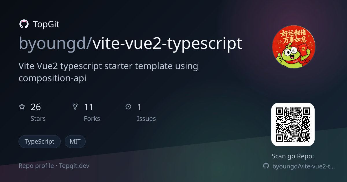 TopGit repo profile image for byoungd/vite-vue2-typescript