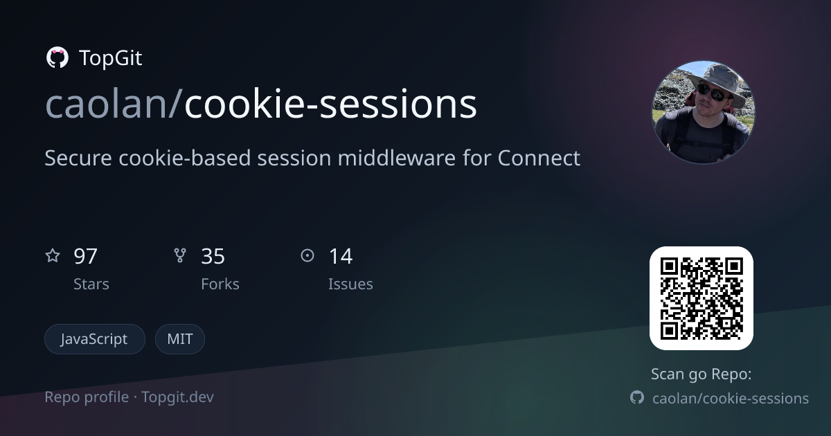 TopGit repo profile image for caolan/cookie-sessions