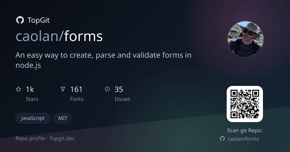 TopGit repo profile image for caolan/forms