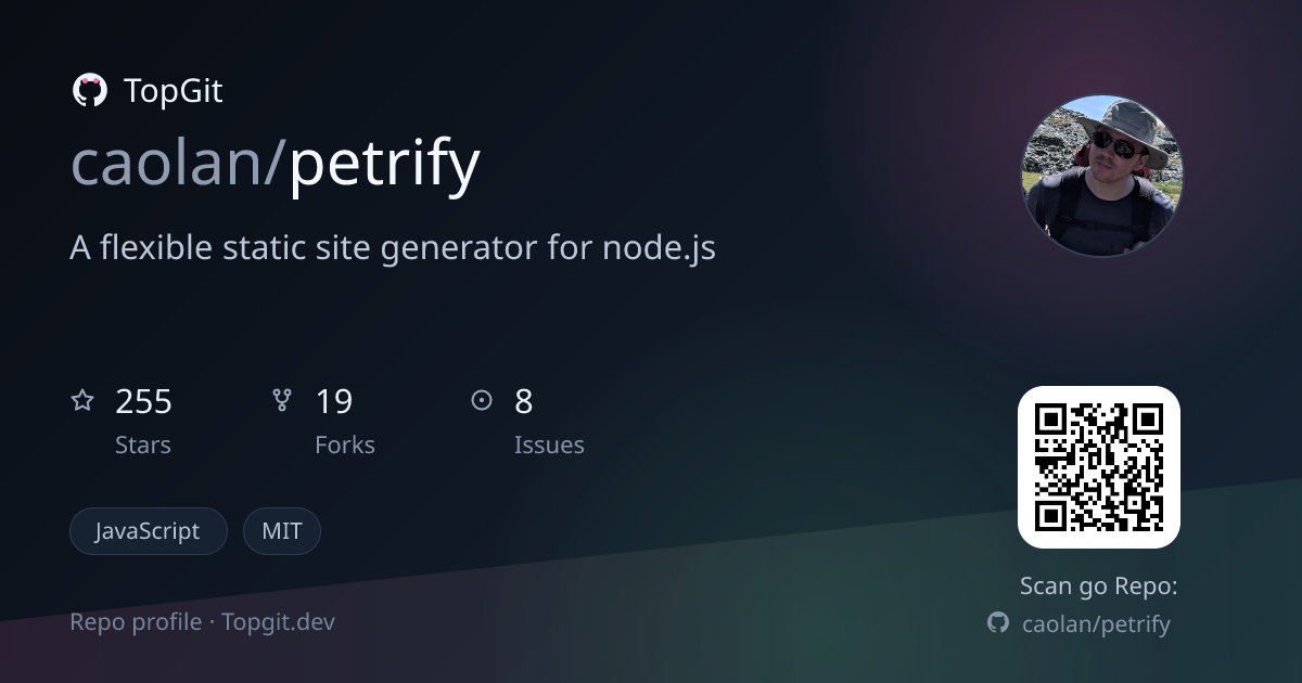 TopGit repo profile image for caolan/petrify