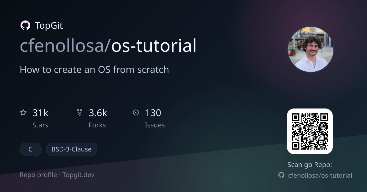 TopGit repo profile image for cfenollosa/os-tutorial