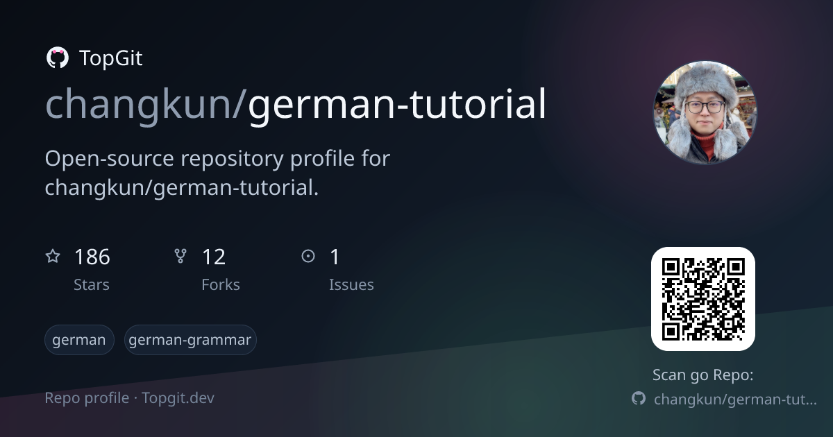 TopGit repo profile image for changkun/german-tutorial