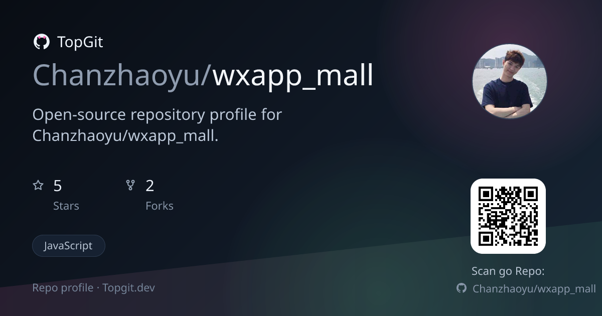 TopGit repo profile image for Chanzhaoyu/wxapp_mall