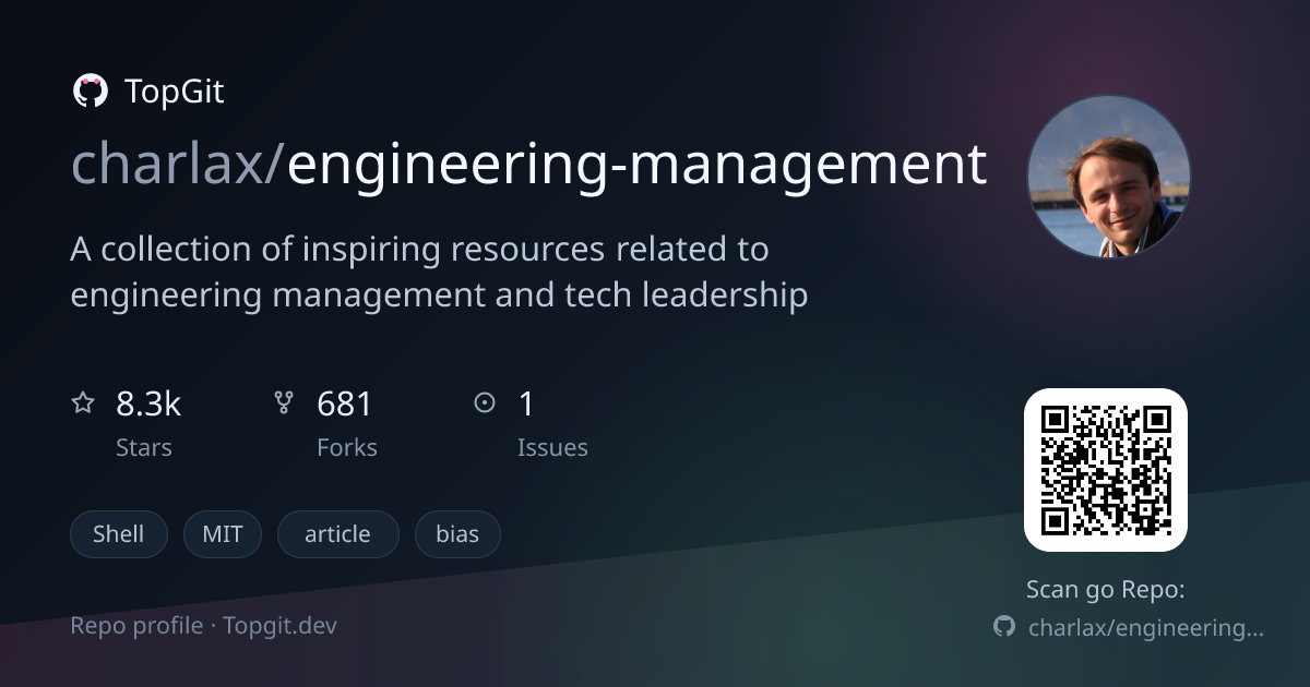 TopGit repo profile image for charlax/engineering-management