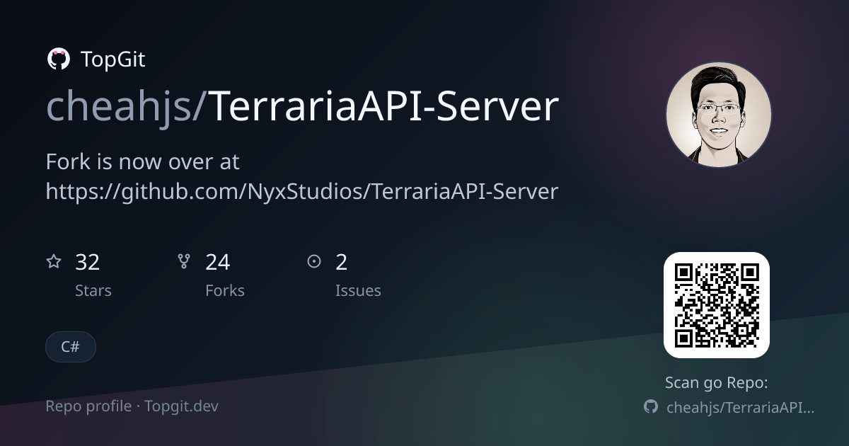 TopGit repo profile image for cheahjs/TerrariaAPI-Server