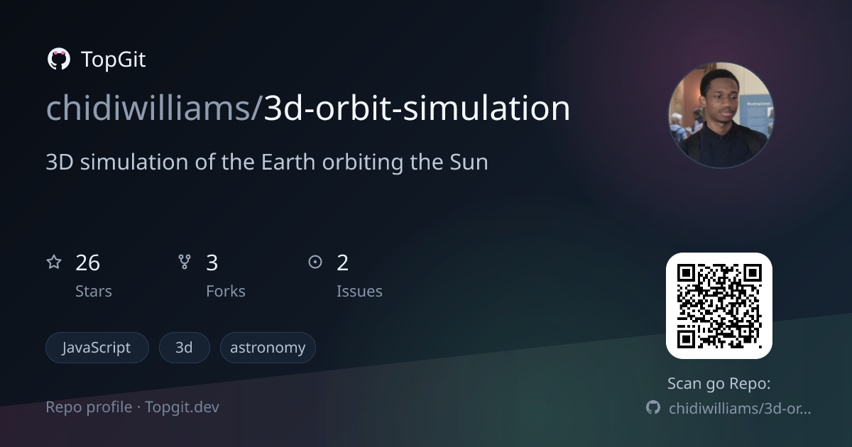 TopGit repo profile image for chidiwilliams/3d-orbit-simulation