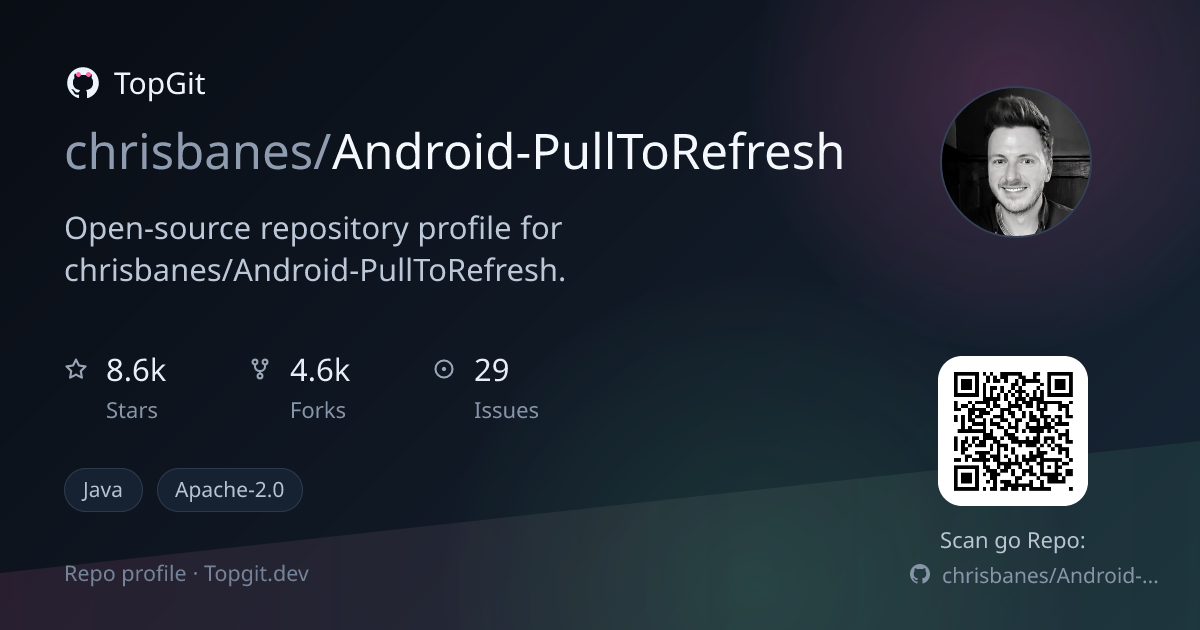 TopGit repo profile image for chrisbanes/Android-PullToRefresh