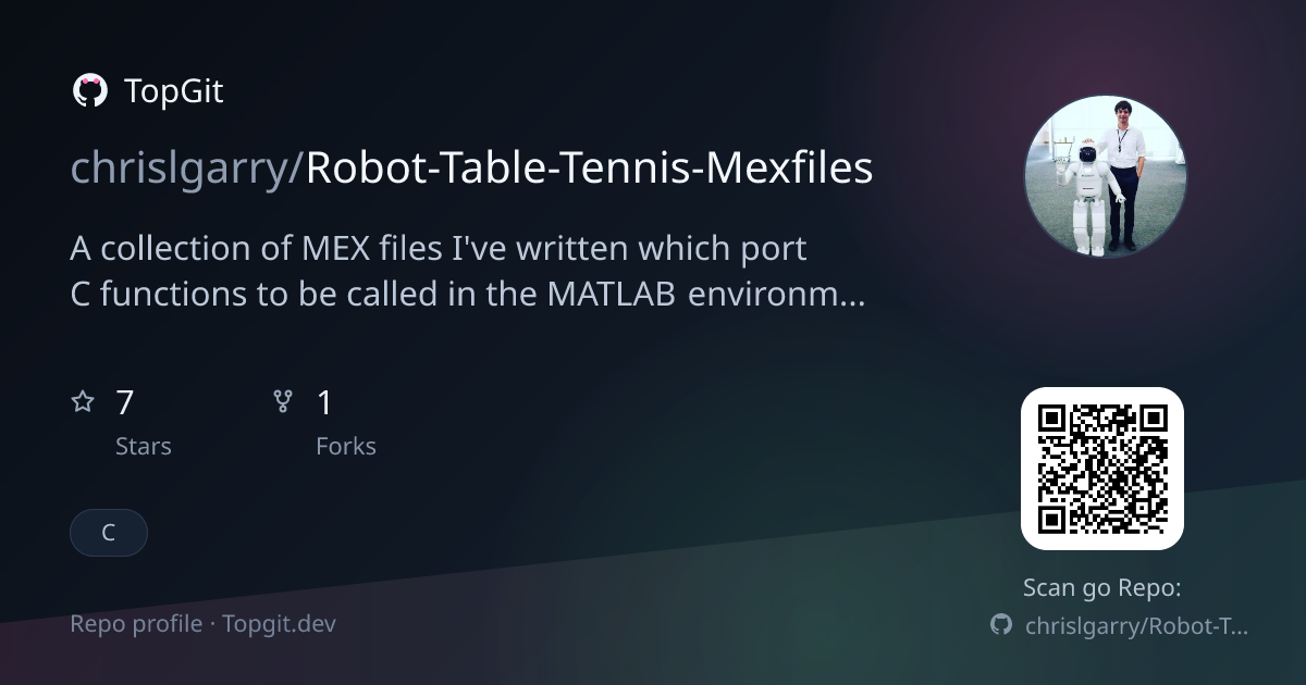 TopGit repo profile image for chrislgarry/Robot-Table-Tennis-Mexfiles