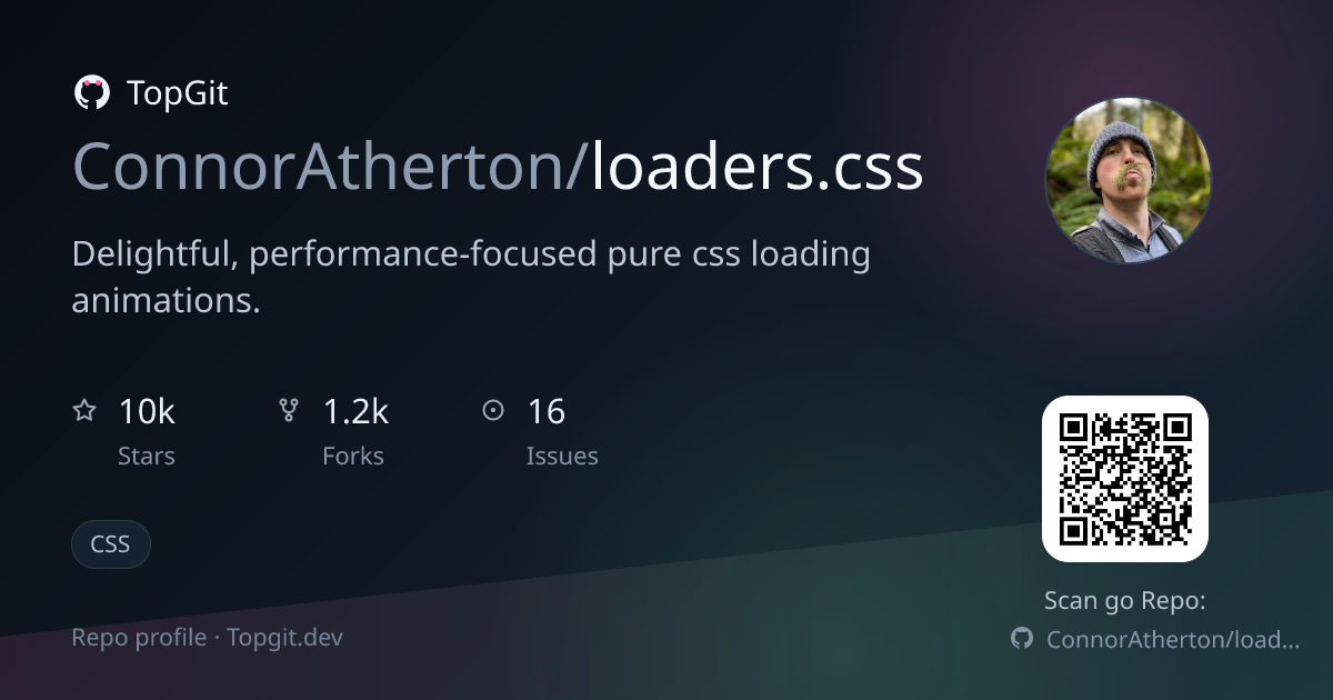 TopGit repo profile image for ConnorAtherton/loaders.css