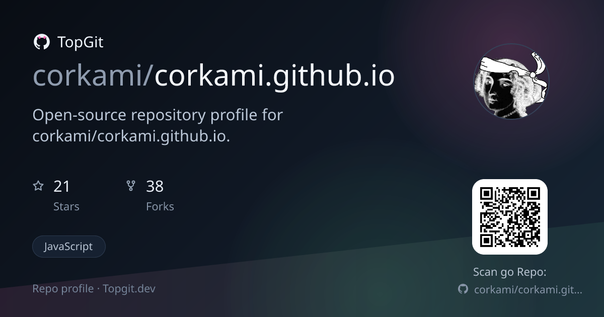 TopGit repo profile image for corkami/corkami.github.io