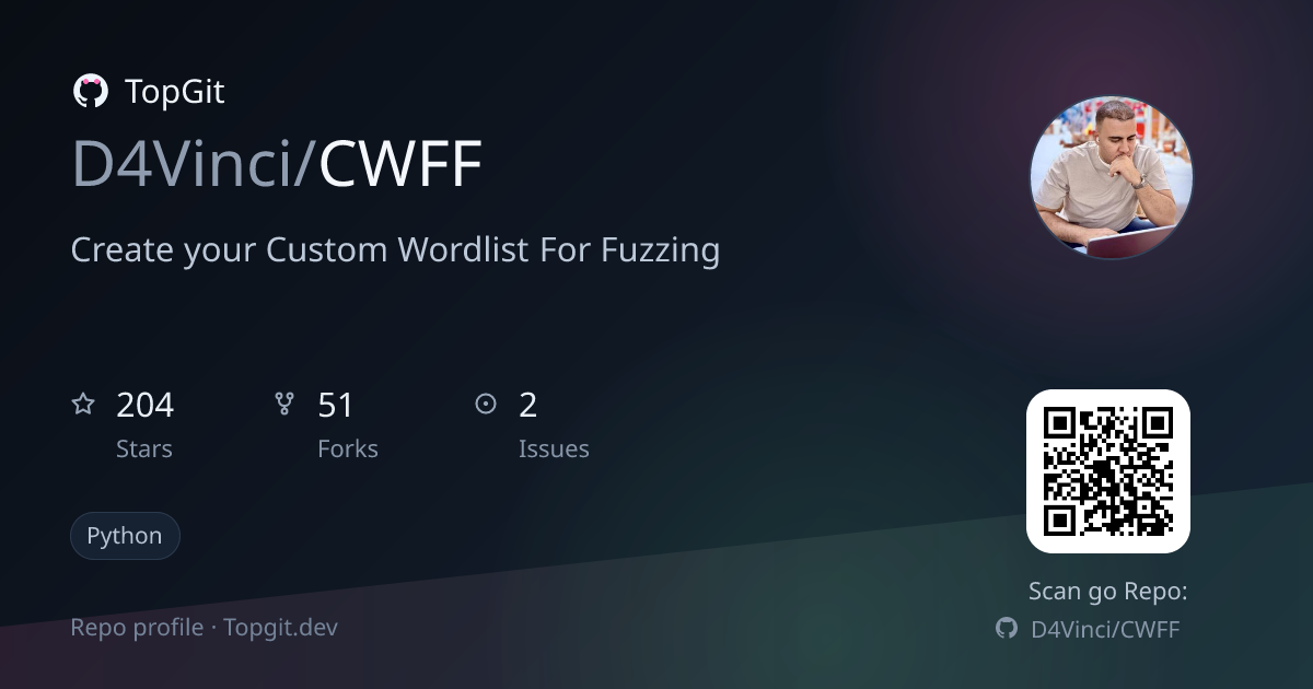 TopGit repo profile image for D4Vinci/CWFF