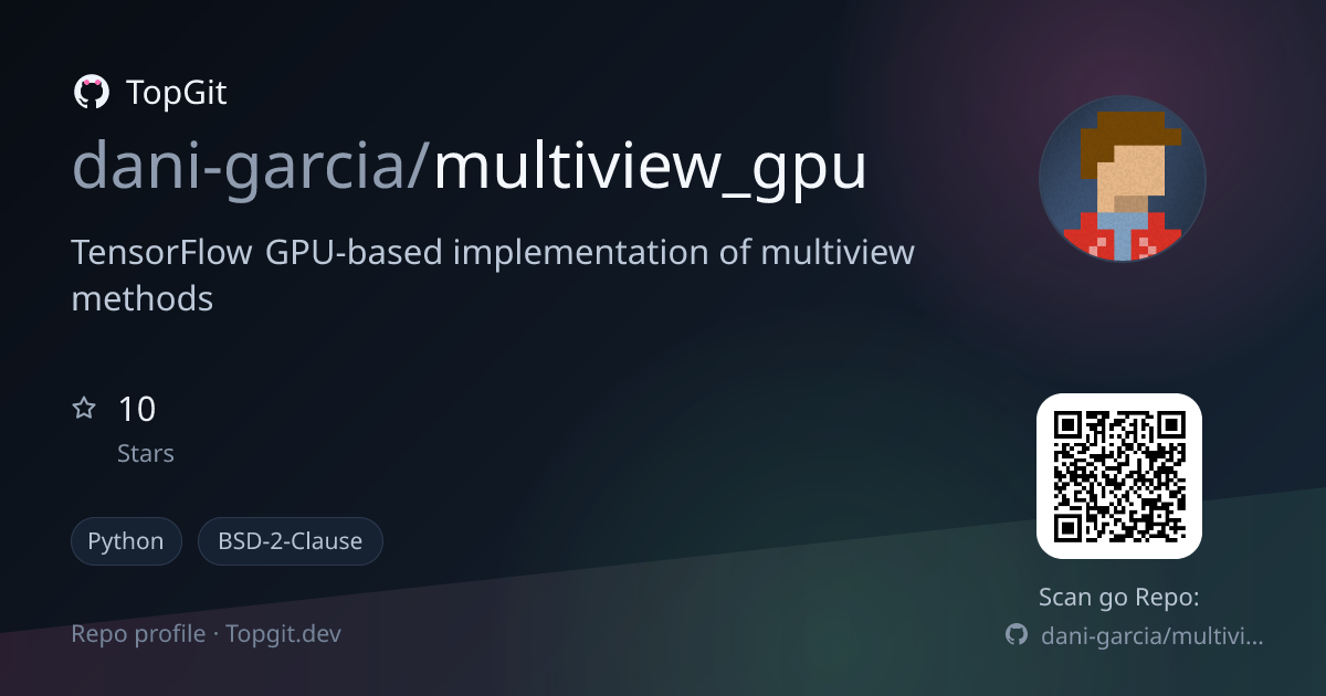 TopGit repo profile image for dani-garcia/multiview_gpu