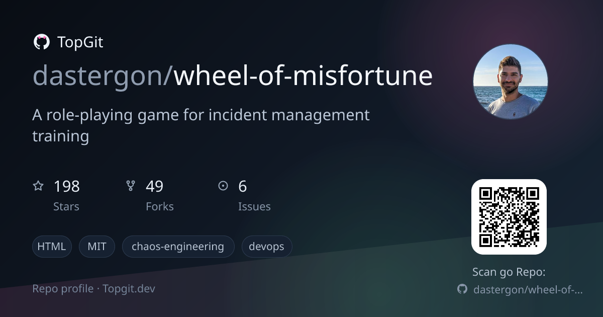 TopGit repo profile image for dastergon/wheel-of-misfortune