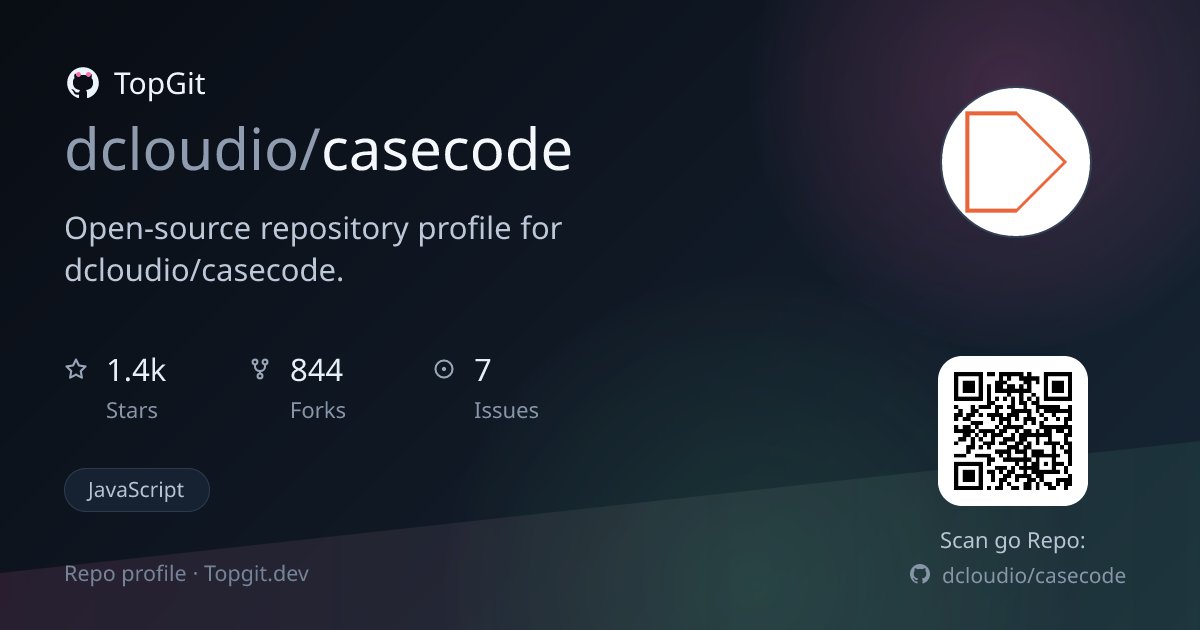 TopGit repo profile image for dcloudio/casecode