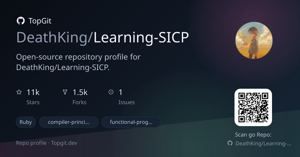 TopGit repo profile image for DeathKing/Learning-SICP