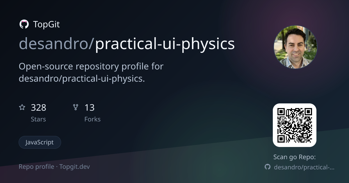 TopGit repo profile image for desandro/practical-ui-physics