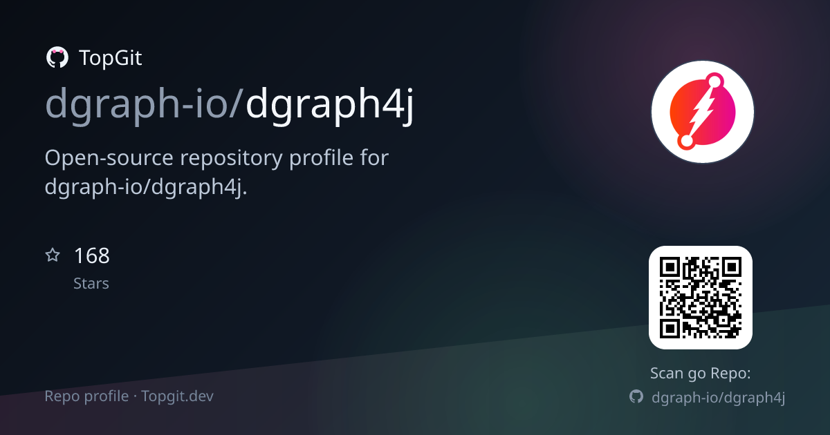 TopGit repo profile image for dgraph-io/dgraph4j