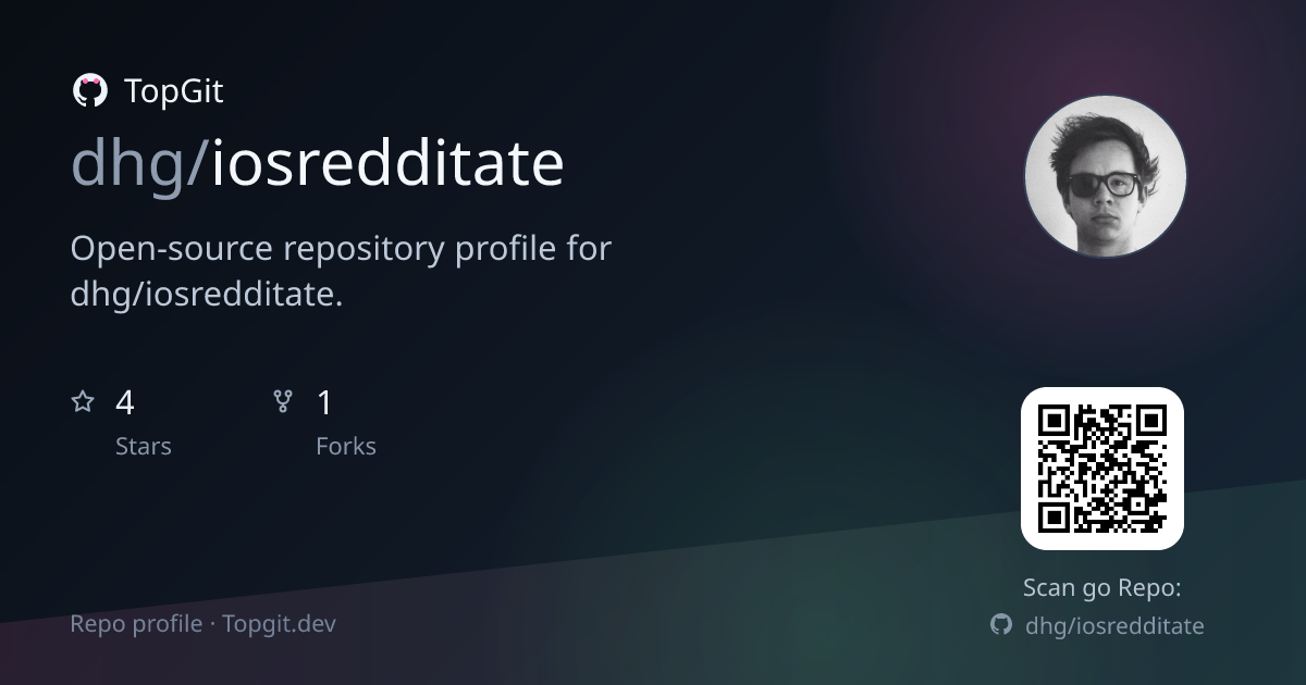 TopGit repo profile image for dhg/iosredditate