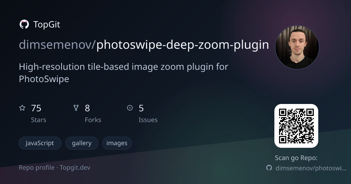 TopGit repo profile image for dimsemenov/photoswipe-deep-zoom-plugin