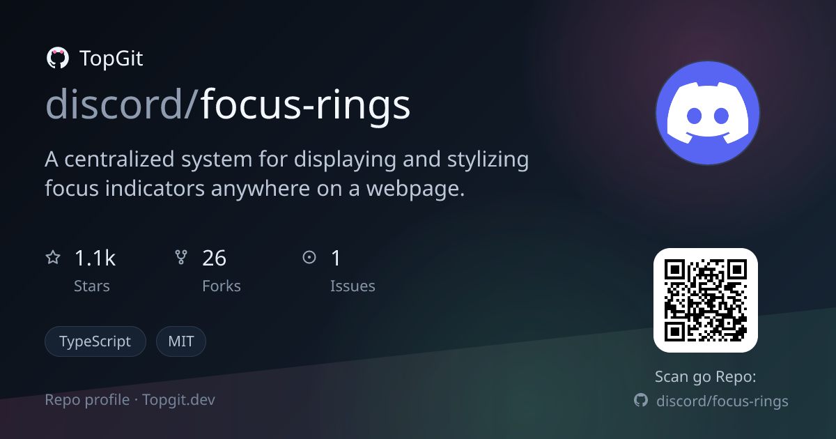 TopGit repo profile image for discord/focus-rings