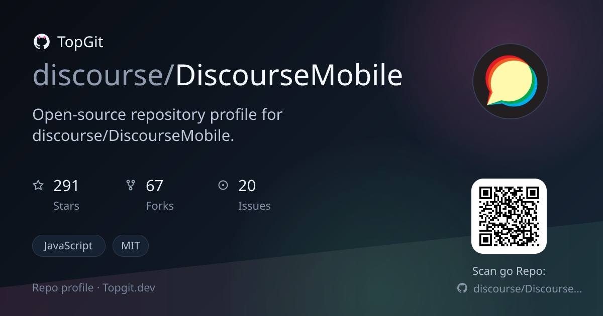 TopGit repo profile image for discourse/DiscourseMobile