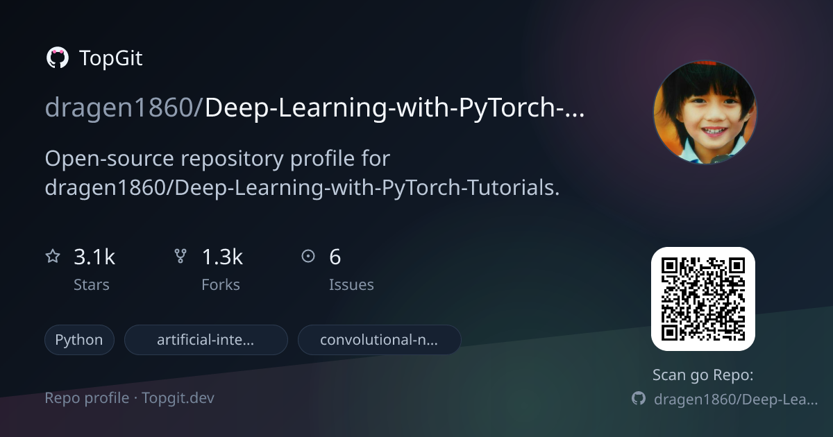 TopGit repo profile image for dragen1860/Deep-Learning-with-PyTorch-Tutorials