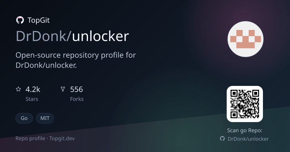 TopGit repo profile image for DrDonk/unlocker