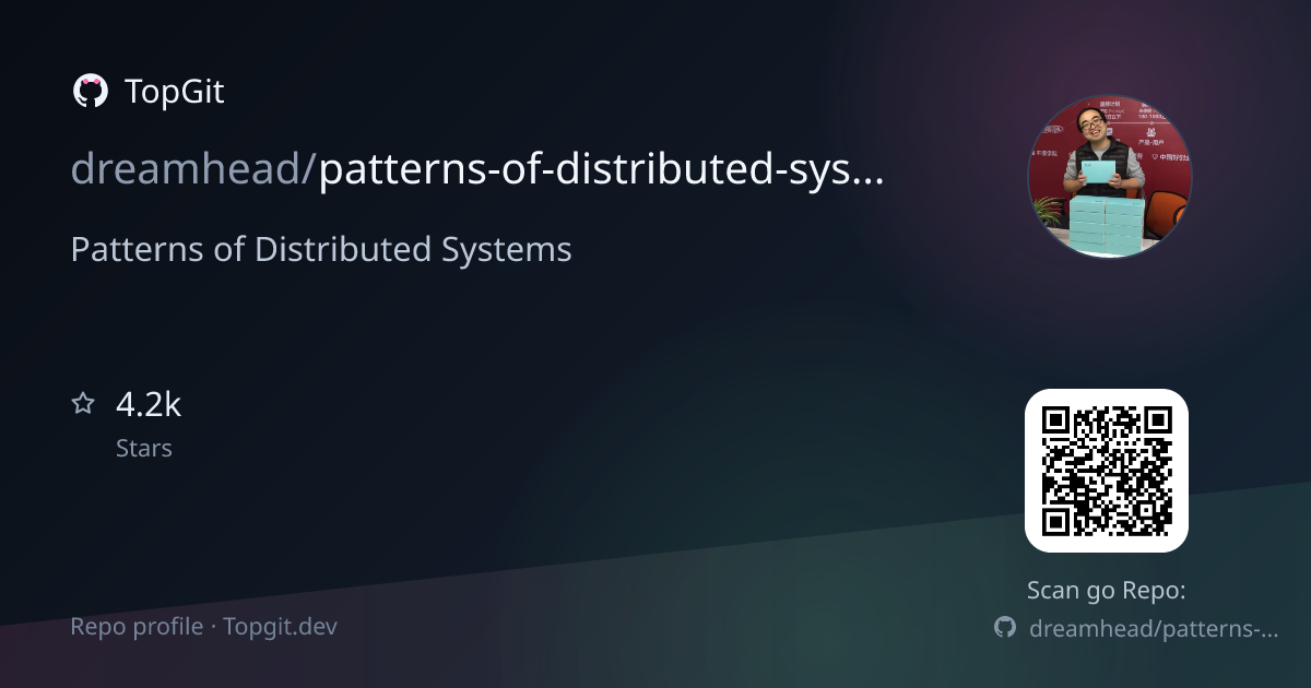 TopGit repo profile image for dreamhead/patterns-of-distributed-systems