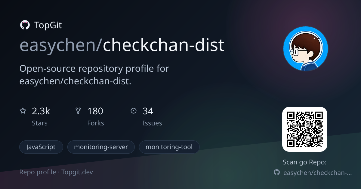 TopGit repo profile image for easychen/checkchan-dist