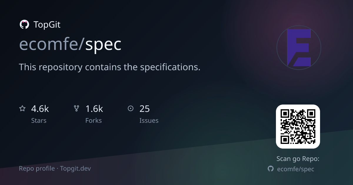 TopGit repo profile image for ecomfe/spec