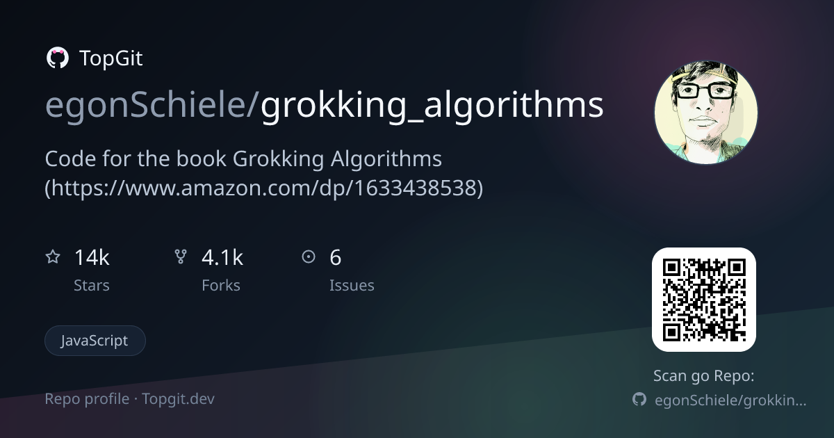 TopGit repo profile image for egonSchiele/grokking_algorithms