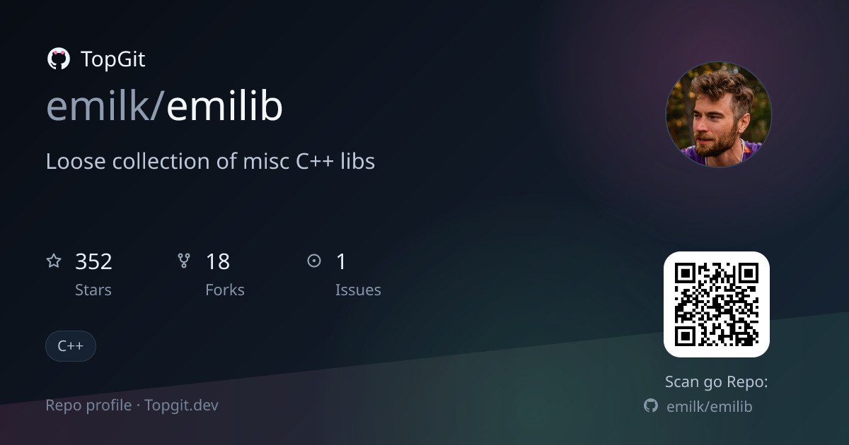 TopGit repo profile image for emilk/emilib