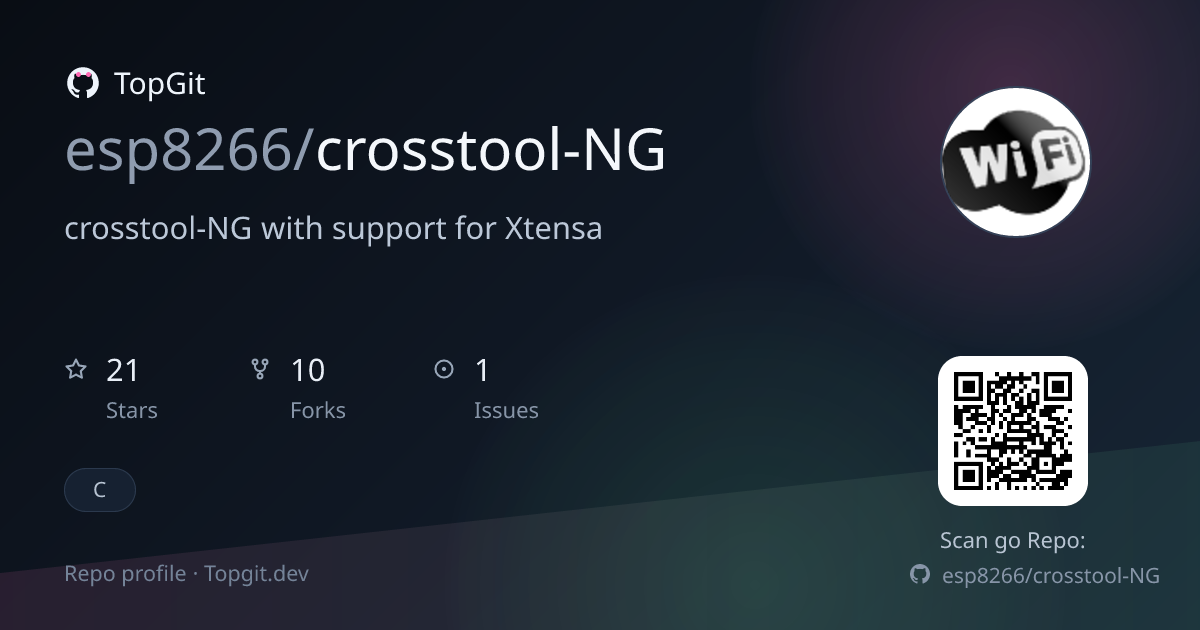 TopGit repo profile image for esp8266/crosstool-NG