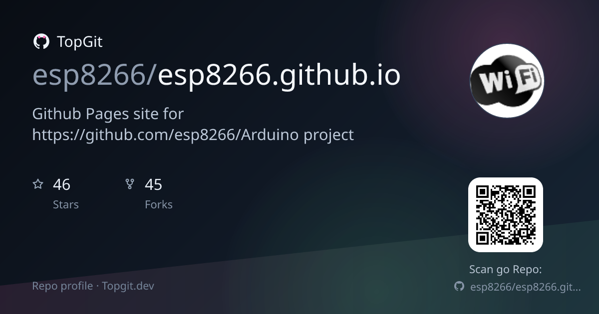 TopGit repo profile image for esp8266/esp8266.github.io