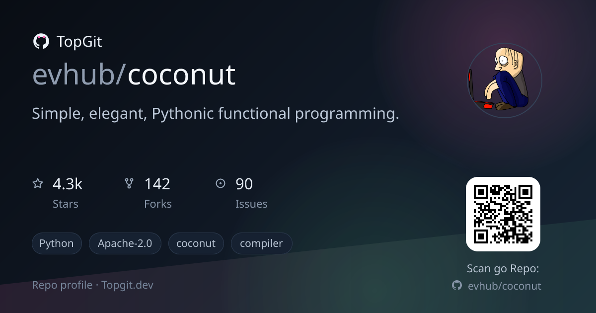 TopGit repo profile image for evhub/coconut