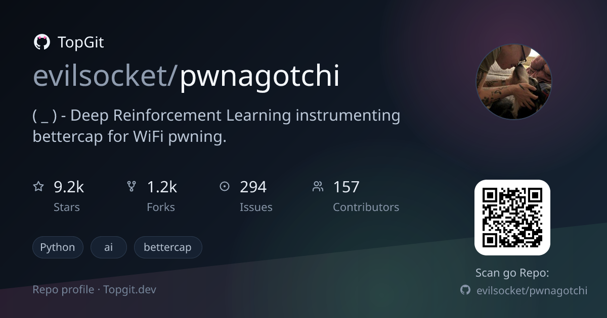 TopGit repo profile image for evilsocket/pwnagotchi