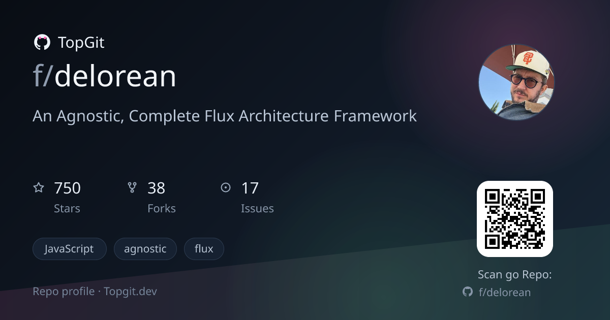 TopGit repo profile image for f/delorean