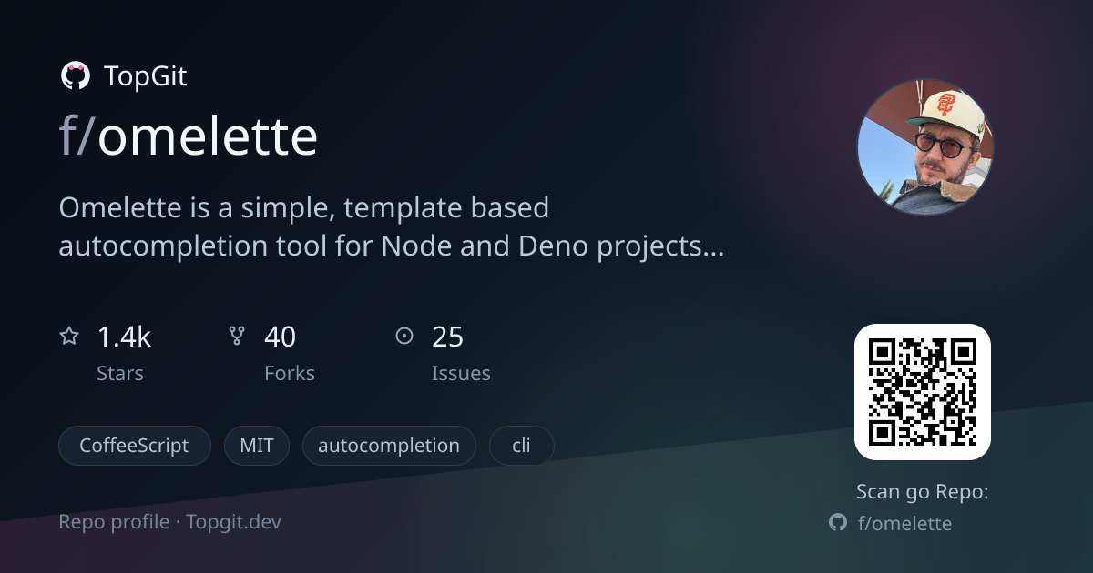 TopGit repo profile image for f/omelette