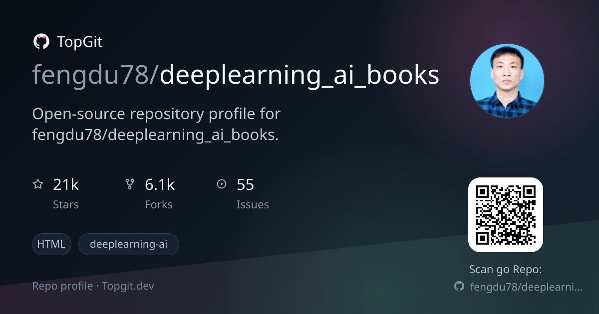 TopGit repo profile image for fengdu78/deeplearning_ai_books