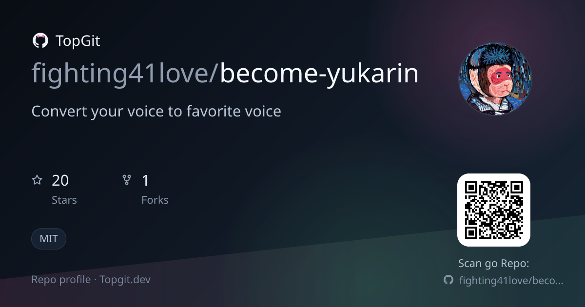 TopGit repo profile image for fighting41love/become-yukarin
